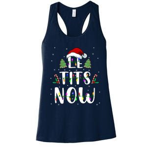 Funny Let It Snow For Christmas Women's Racerback Tank