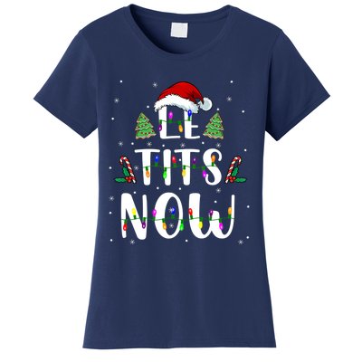 Funny Let It Snow For Christmas Women's T-Shirt