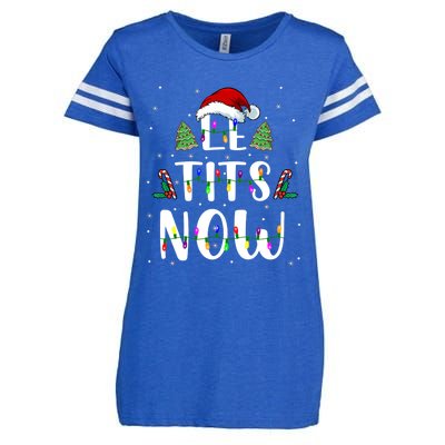 Funny Let It Snow For Christmas Enza Ladies Jersey Football T-Shirt