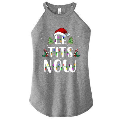 Funny Let It Snow For Christmas Women's Perfect Tri Rocker Tank