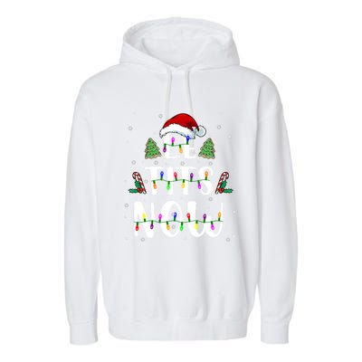 Funny Let It Snow For Christmas Garment-Dyed Fleece Hoodie