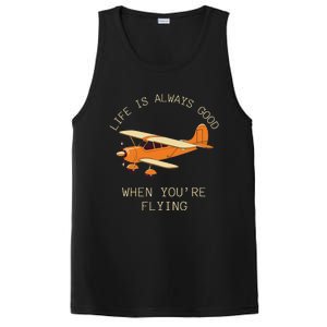 Fun Life Is Always Good When YouRe Flying Pilot Airplane PosiCharge Competitor Tank