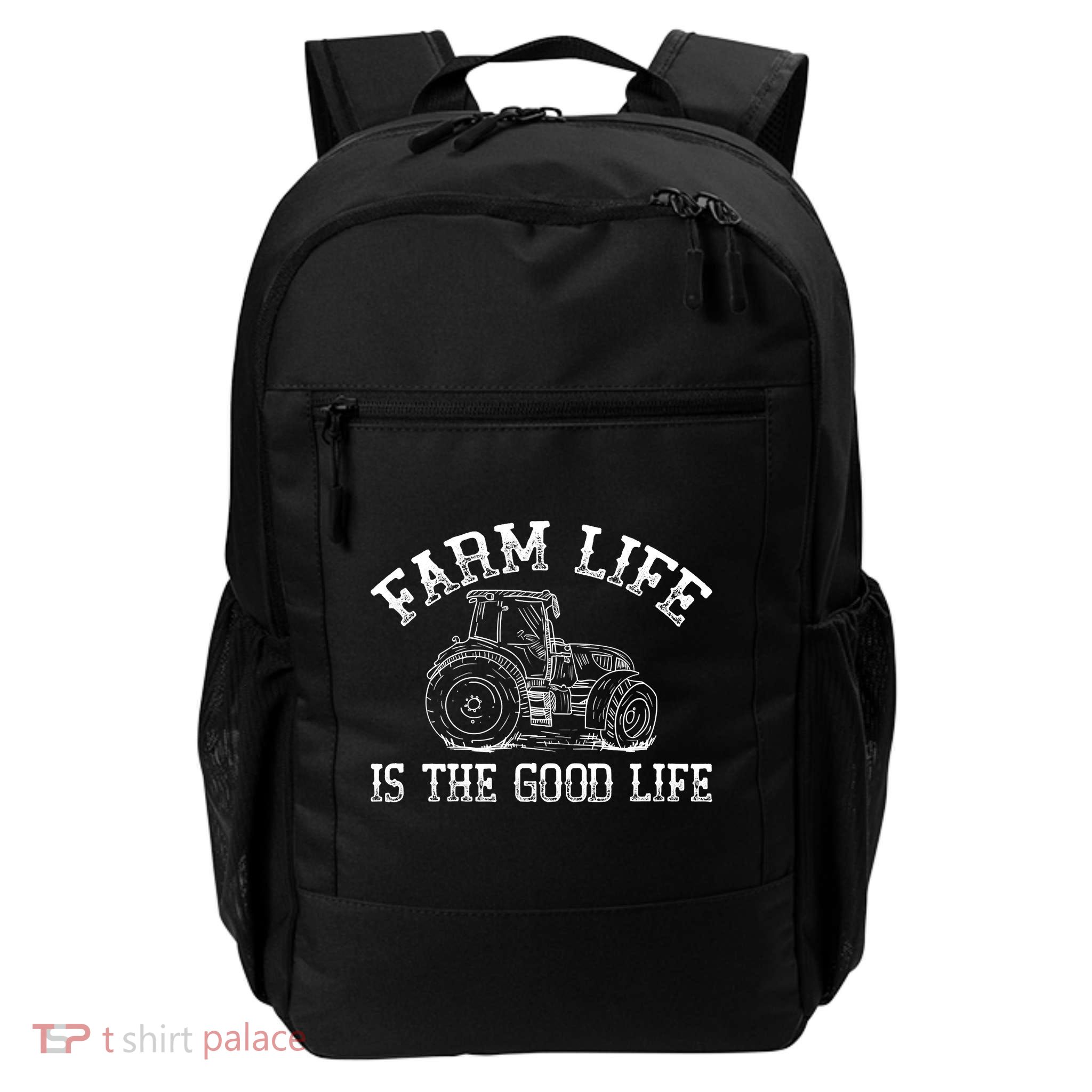 Farm Life Is The Good Life Farmer Tractor Backpack