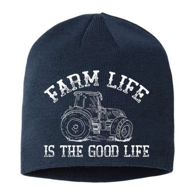 Farm Life Is The Good Life Farmer Tractor Sustainable Beanie