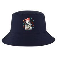 Festive Llama In Christmas Attire Cool Comfort Performance Bucket Hat