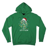 Funny Let It Flow Anatomy Heart Cardiac Nurse Santa Hat Xmas Hoodie