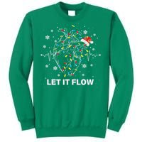 Funny Let It Flow Anatomy Heart Cardiac Nurse Santa Hat Xmas Sweatshirt