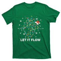 Funny Let It Flow Anatomy Heart Cardiac Nurse Santa Hat Xmas T-Shirt