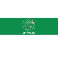 Funny Let It Flow Anatomy Heart Cardiac Nurse Santa Hat Xmas Bumper Sticker