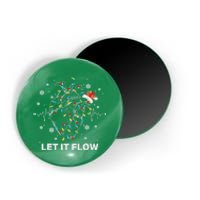 Funny Let It Flow Anatomy Heart Cardiac Nurse Santa Hat Xmas Magnet