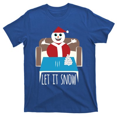 Funny Let It Snow Snow Removed Ban Drug Reference Xmas Gift T-Shirt