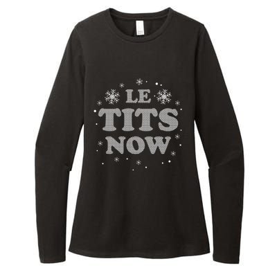 Funny Let It Snow Gift For Christmas Womens CVC Long Sleeve Shirt