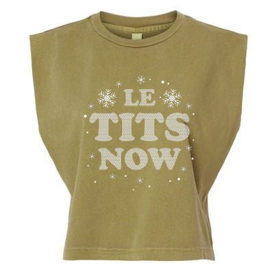 Funny Let It Snow Gift For Christmas Garment-Dyed Women's Muscle Tee