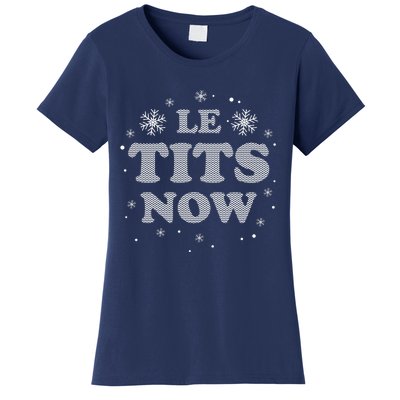 Funny Let It Snow Gift For Christmas Women's T-Shirt