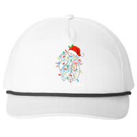 Funny Let It Flow Anatomy Heart Cardiac Nurse Santa Hat Xmas Snapback Five-Panel Rope Hat