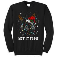 Funny Let It Flow Anatomy Heart Cardiac Nurse Santa Hat Xmas Sweatshirt