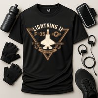F35 Lightning Ii Jet Fighter Military Aircraft Design Cooling Performance Crew T-Shirt