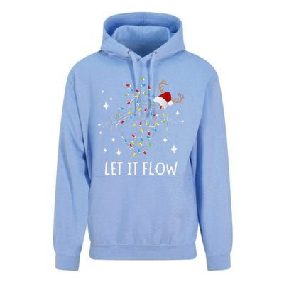 Funny Let It Flow Anatomy Heart Cardiac Nurse Santa Hat Xmas Unisex Surf Hoodie