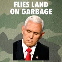 Flies Land On Garbage Mike Pence Debate Fly Legacy Tie Dye Trucker Hat