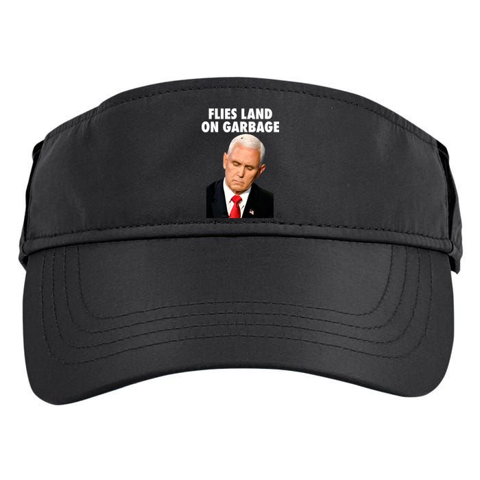 Flies Land On Garbage Mike Pence Debate Fly Adult Drive Performance Visor