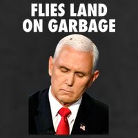 Flies Land On Garbage Mike Pence Debate Fly Adult Drive Performance Visor