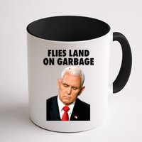 Flies Land On Garbage Mike Pence Debate Fly Mug