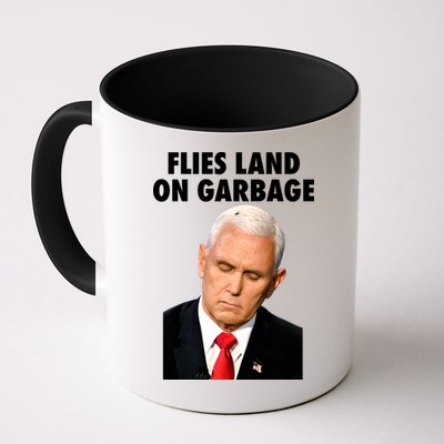 Flies Land On Garbage Mike Pence Debate Fly Coffee Mug
