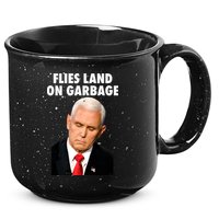 Flies Land On Garbage Mike Pence Debate Fly 15oz Campfire Ceramic Mug