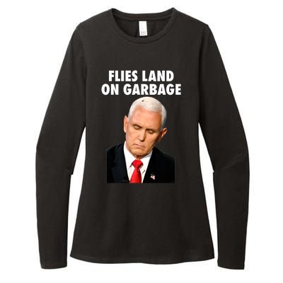 Flies Land On Garbage Mike Pence Debate Fly Womens CVC Long Sleeve Shirt