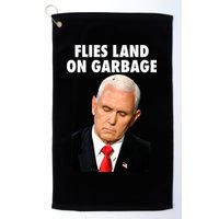Flies Land On Garbage Mike Pence Debate Fly Golf Towel