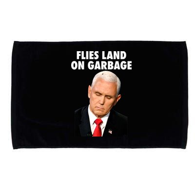 Flies Land On Garbage Mike Pence Debate Fly Microfiber Hand Towel