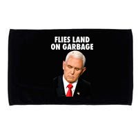 Flies Land On Garbage Mike Pence Debate Fly Microfiber Hand Towel