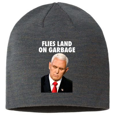 Flies Land On Garbage Mike Pence Debate Fly Sustainable Beanie
