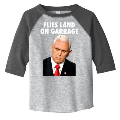 Flies Land On Garbage Mike Pence Debate Fly Toddler Fine Jersey T-Shirt