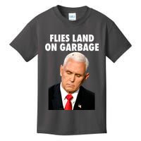 Flies Land On Garbage Mike Pence Debate Fly Kids T-Shirt