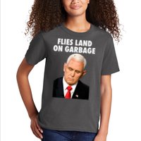 Flies Land On Garbage Mike Pence Debate Fly Kids T-Shirt