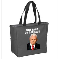 Flies Land On Garbage Mike Pence Debate Fly Zip Tote Bag