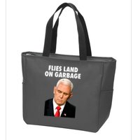 Flies Land On Garbage Mike Pence Debate Fly Zip Tote Bag