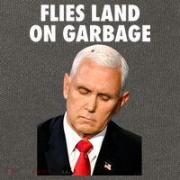 Flies Land On Garbage Mike Pence Debate Fly Cotton Canvas Backpack