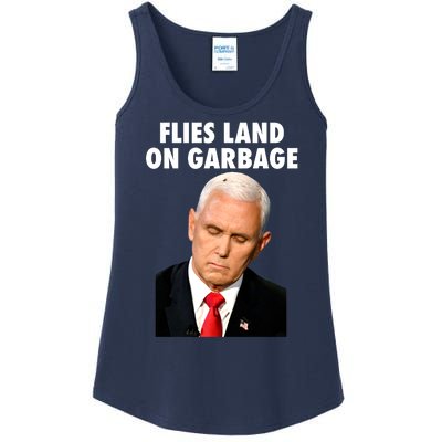 Flies Land On Garbage Mike Pence Debate Fly Ladies Essential Tank