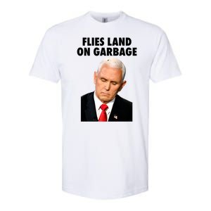 Flies Land On Garbage Mike Pence Debate Fly Softstyle CVC T-Shirt