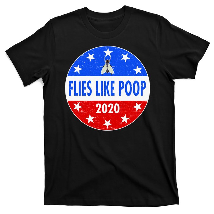 Flies Like Poop Emblem Mike Pence Fly T-Shirt