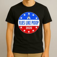 Flies Like Poop Emblem Mike Pence Fly T-Shirt
