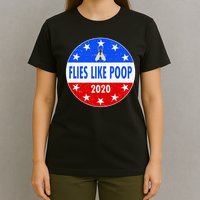 Flies Like Poop Emblem Mike Pence Fly T-Shirt