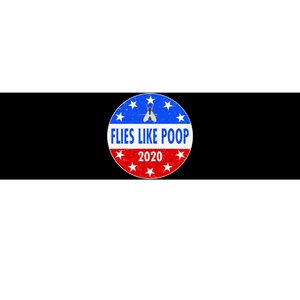 Flies Like Poop Emblem Mike Pence Fly Bumper Sticker