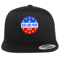 Flies Like Poop Emblem Mike Pence Fly Flatbill Hat
