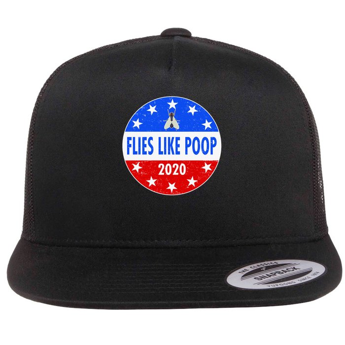 Flies Like Poop Emblem Mike Pence Fly Flatbill Hat
