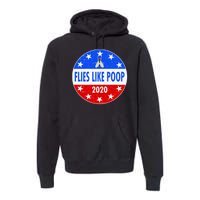 Flies Like Poop Emblem Mike Pence Fly Premium Hoodie