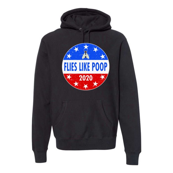 Flies Like Poop Emblem Mike Pence Fly Premium Hoodie