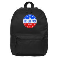 Flies Like Poop Emblem Mike Pence Fly 16 in Basic Backpack